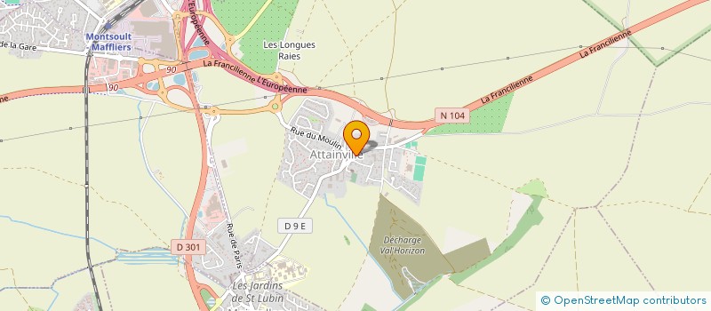 localisation de l'entreprise MONSIEUR PHILIPPE BELLITY  ATTAINVILLE