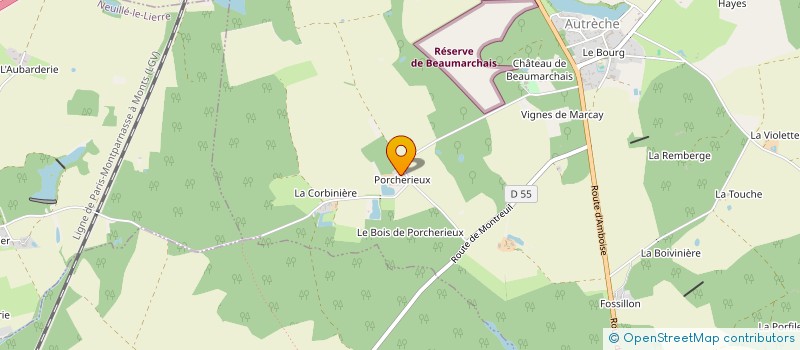 localisation de l'entreprise MONSIEUR PHILIPPE BELLOY  AUTRECHE