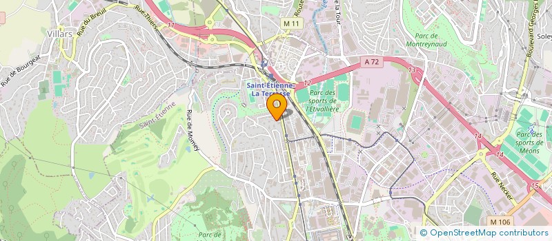 localisation de l'entreprise MONSIEUR PHILIPPE BELOT  SAINT-ETIENNE