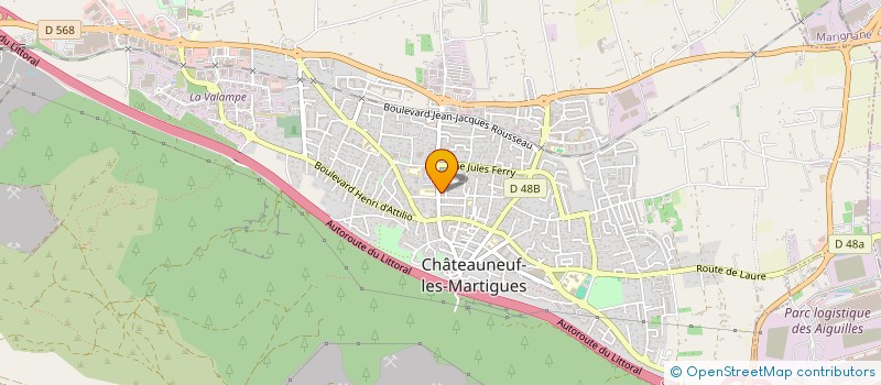 localisation de l'entreprise MONSIEUR PHILIPPE BELZUNCE  CHATEAUNEUF-LES-MARTIGUES