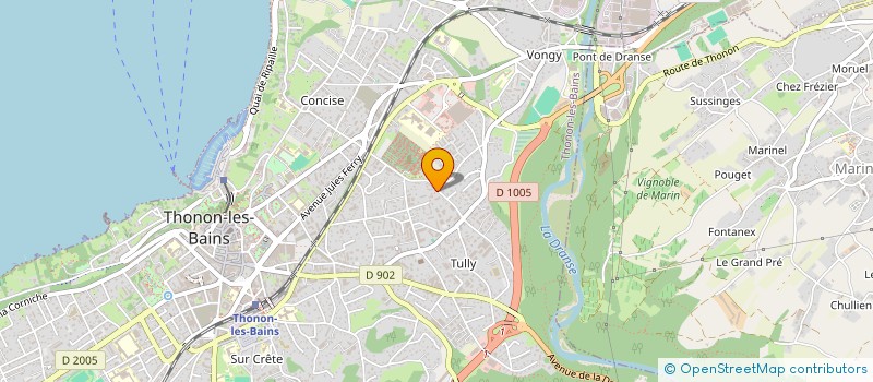 localisation de l'entreprise MONSIEUR PHILIPPE BEN-SALAH à THONON-LES-BAINS