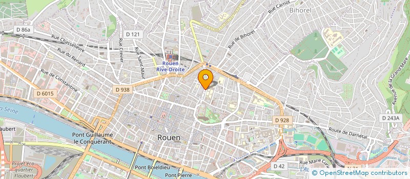 localisation de l'entreprise MONSIEUR PHILIPPE BENANTI  ROUEN