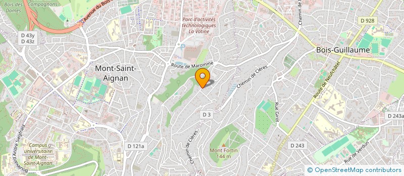 localisation de l'entreprise MONSIEUR PHILIPPE BENARD  MONT-SAINT-AIGNAN