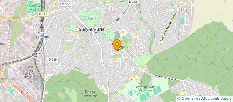 localisation de l'entreprise MONSIEUR PHILIPPE BENARROCHE à SUCY-EN-BRIE