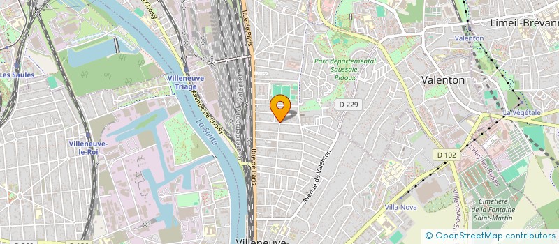 localisation de l'entreprise MONSIEUR PHILIPPE BENAYOUN  VILLENEUVE-SAINT-GEORGES