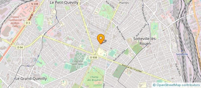 localisation de l'entreprise MONSIEUR PHILIPPE BENCTEUX-FLAMENT  SOTTEVILLE-LES-ROUEN