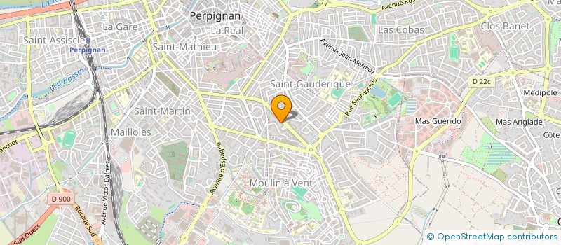 localisation de l'entreprise MONSIEUR PHILIPPE BENEY  PERPIGNAN