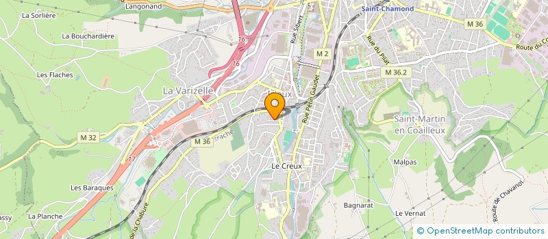 localisation de l'entreprise MONSIEUR PHILIPPE BENIERE à SAINT-CHAMOND