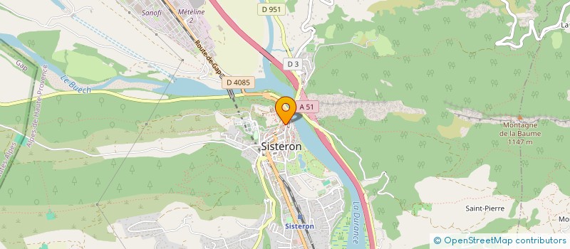localisation de l'entreprise MONSIEUR PHILIPPE BENITO  SISTERON