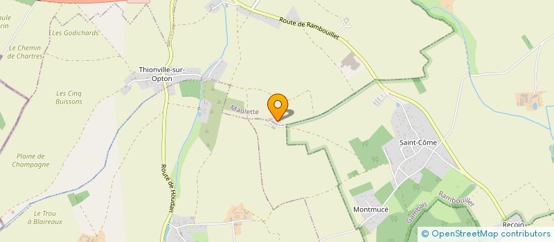 localisation de l'entreprise MONSIEUR PHILIPPE BENOIST à MAULETTE