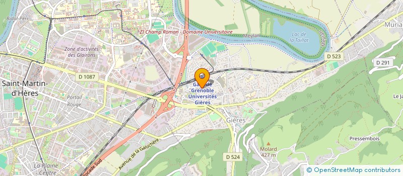 localisation de l'entreprise MONSIEUR PHILIPPE BENOIST  GIERES