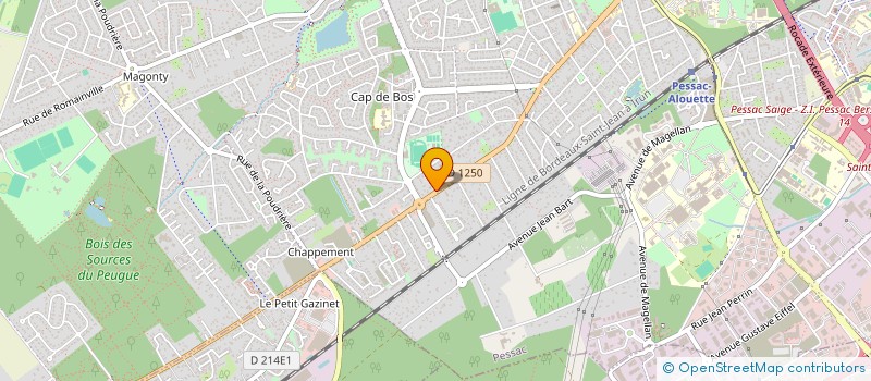 localisation de l'entreprise MONSIEUR PHILIPPE BENOIST  PESSAC