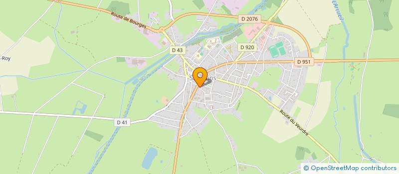 localisation de l'entreprise MONSIEUR PHILIPPE BENONI  SANCOINS