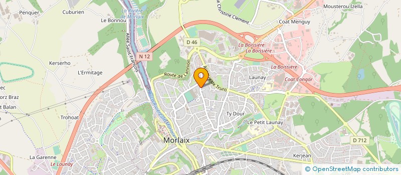 localisation de l'entreprise MONSIEUR PHILIPPE BENSAID à MORLAIX