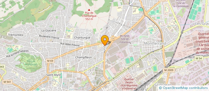 localisation de l'entreprise MONSIEUR PHILIPPE BENTO à CLERMONT-FERRAND
