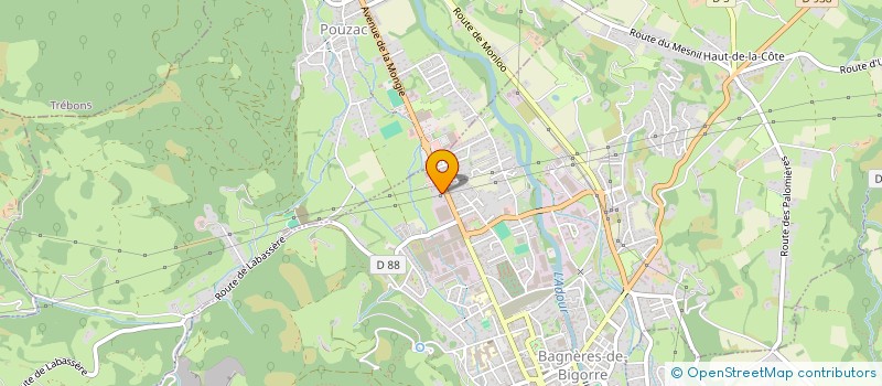 localisation de l'entreprise MONSIEUR PHILIPPE BERARD  TREBONS