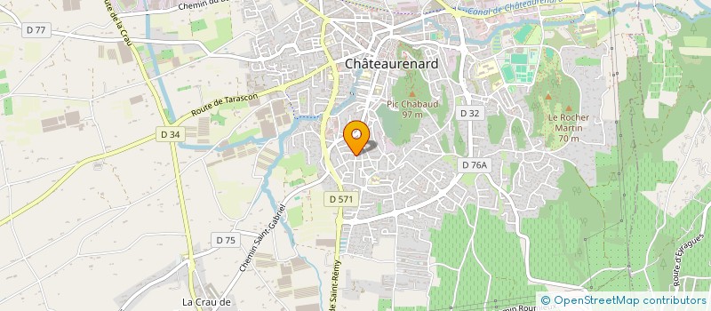 localisation de l'entreprise MONSIEUR PHILIPPE BERDAH  CHATEAURENARD