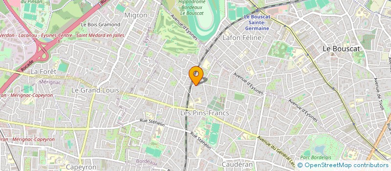 localisation de l'entreprise MONSIEUR PHILIPPE BERDET à BORDEAUX