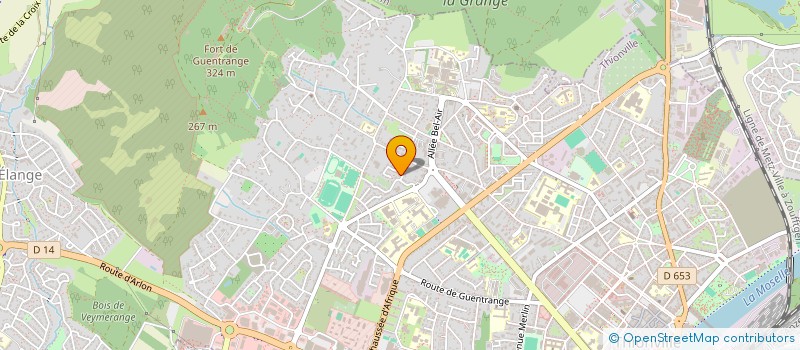 localisation de l'entreprise MONSIEUR PHILIPPE BERGE  THIONVILLE