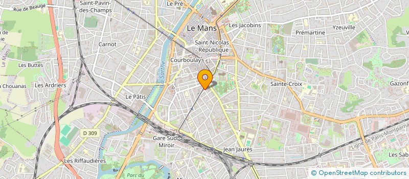localisation de l'entreprise MONSIEUR PHILIPPE BERGER à LE MANS