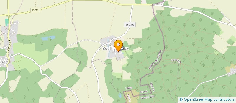 localisation de l'entreprise MONSIEUR PHILIPPE BERGERE à BOUFFIGNEREUX