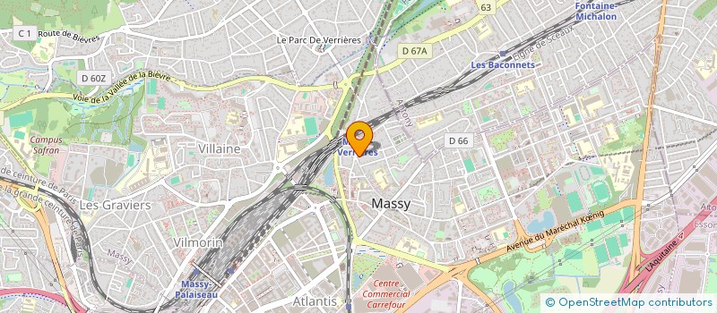 localisation de l'entreprise MONSIEUR PHILIPPE BERGOT à MASSY