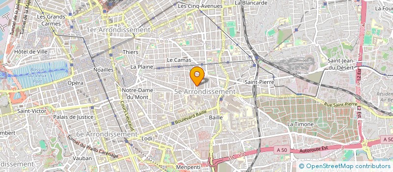 localisation de l'entreprise MONSIEUR PHILIPPE BERGUES à MARSEILLE