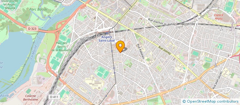 localisation de l'entreprise MONSIEUR PHILIPPE BERLIE à ANGERS