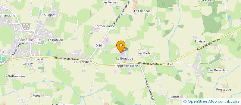 localisation de l'entreprise MONSIEUR PHILIPPE BERN à BAGE-DOMMARTIN