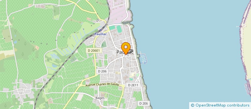 localisation de l'entreprise MONSIEUR PHILIPPE BERNAL  PAUILLAC