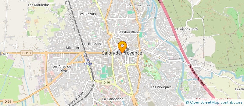 localisation de l'entreprise MONSIEUR PHILIPPE BERNARD  SALON-DE-PROVENCE