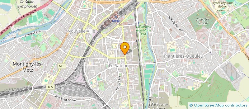 localisation de l'entreprise MONSIEUR PHILIPPE BERNARD  METZ