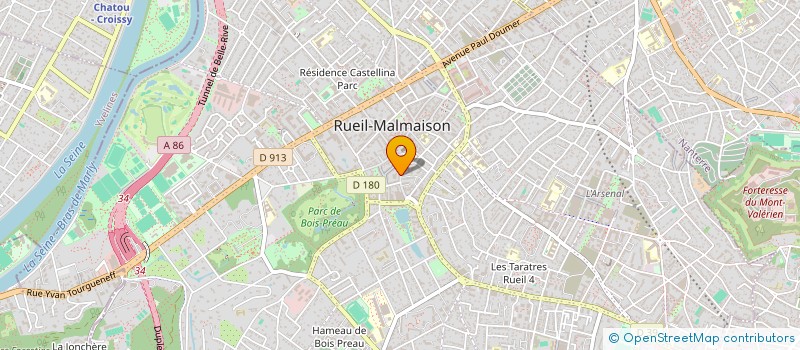 localisation de l'entreprise MONSIEUR PHILIPPE BERNARD à RUEIL-MALMAISON