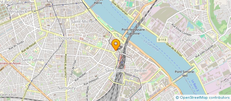 localisation de l'entreprise MONSIEUR PHILIPPE BERNARD  BORDEAUX