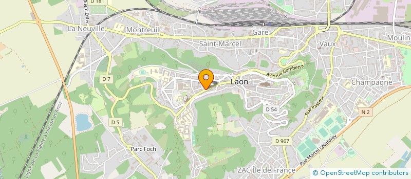localisation de l'entreprise MONSIEUR PHILIPPE BERNARD à LAON