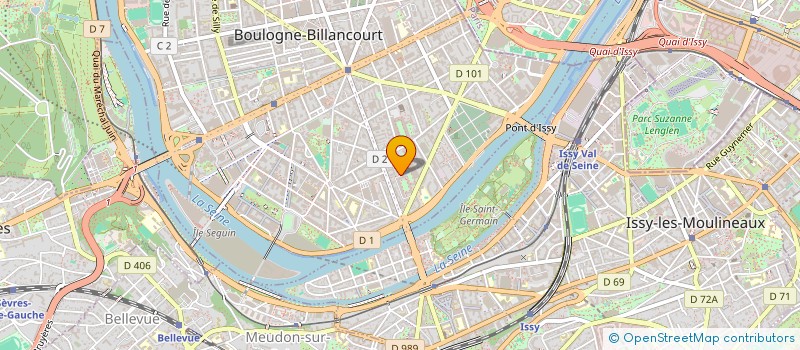 localisation de l'entreprise MONSIEUR PHILIPPE BERNARD à BOULOGNE BILLANCOURT