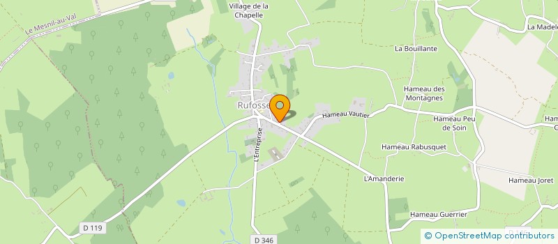 localisation de l'entreprise MONSIEUR PHILIPPE BERNARD  SAUSSEMESNIL