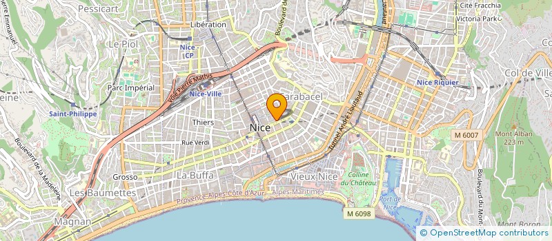 localisation de l'entreprise MONSIEUR PHILIPPE BERNARD ALCOVER à NICE