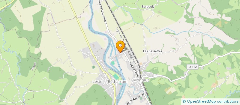 localisation de l'entreprise MONSIEUR PHILIPPE BERNATET  MONTAUT