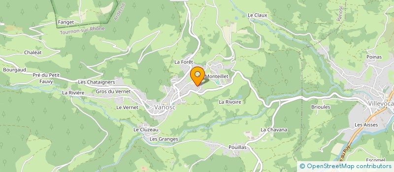 localisation de l'entreprise MONSIEUR PHILIPPE BERNE à VANOSC
