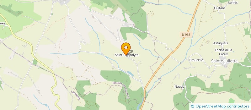 localisation de l'entreprise MONSIEUR PHILIPPE BERNEX  LAUZERTE