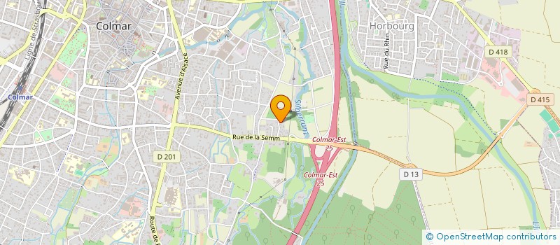 localisation de l'entreprise MONSIEUR PHILIPPE BERNHARD  COLMAR