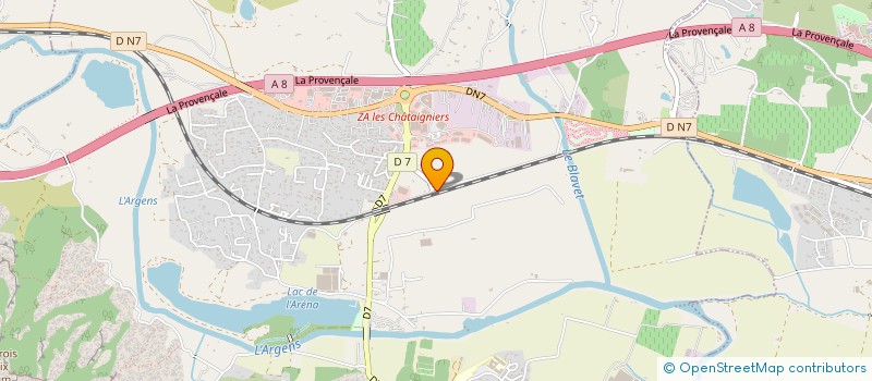 localisation de l'entreprise MONSIEUR PHILIPPE BERNIER à ROQUEBRUNE-SUR-ARGENS