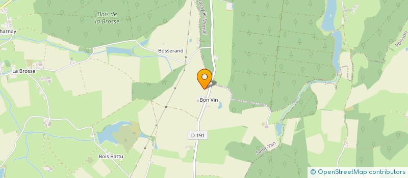 localisation de l'entreprise MONSIEUR PHILIPPE BERNIGAUD  SAINT-YAN