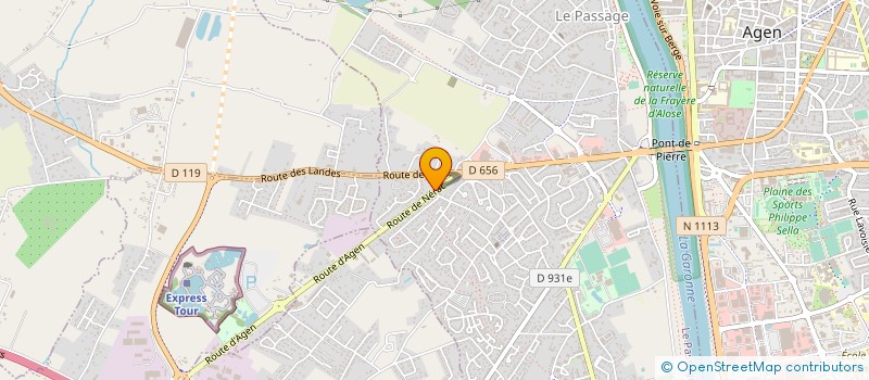 localisation de l'entreprise MONSIEUR PHILIPPE BERNINI  LE PASSAGE