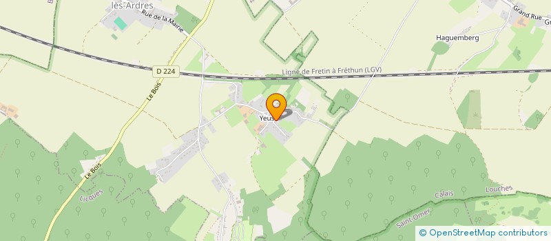 localisation de l'entreprise MONSIEUR PHILIPPE BERQUER  LANDRETHUN-LES-ARDRES