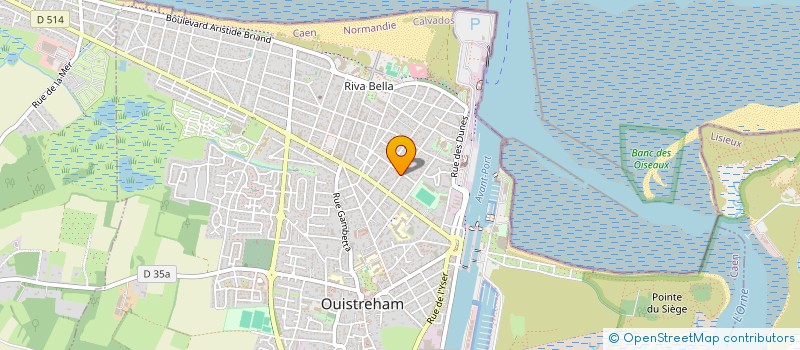 localisation de l'entreprise MONSIEUR PHILIPPE BERRETTA  OUISTREHAM