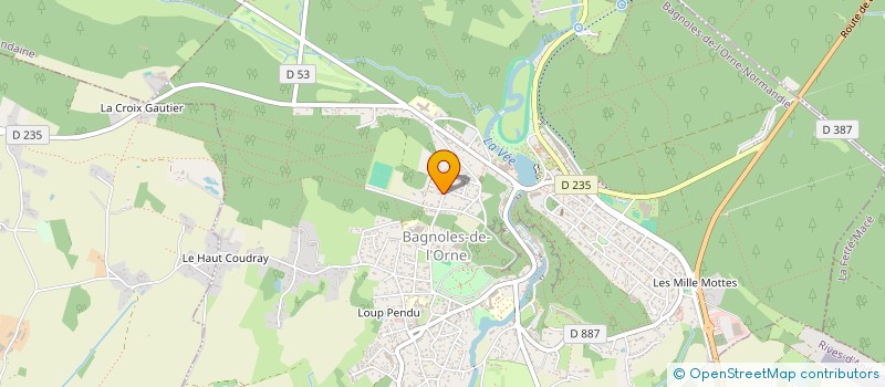 localisation de l'entreprise MONSIEUR PHILIPPE BERRIER à RIVES D'ANDAINE
