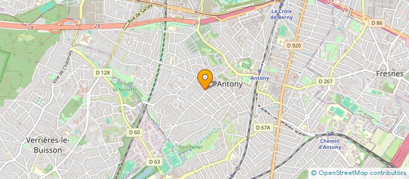 localisation de l'entreprise MONSIEUR PHILIPPE BERTAULT à ANTONY