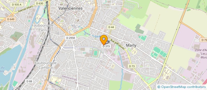 localisation de l'entreprise MONSIEUR PHILIPPE BERTAUX à VALENCIENNES